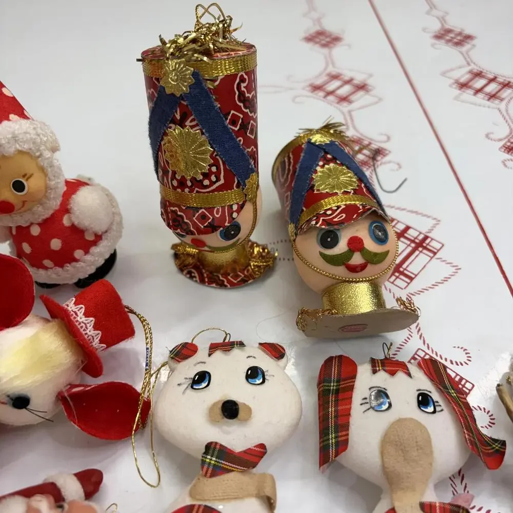 MCM Japan made Christmas ornament bundle of 20 vintage 1960s